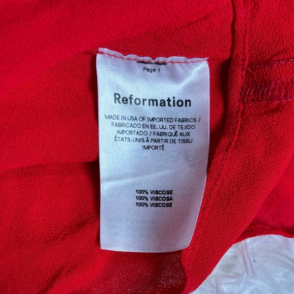 REFORMATION 
Taiga Crepe Mini Dress - Picture 7 of 9